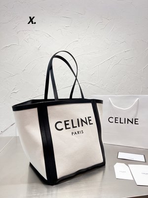 熱銷特惠 Celine 帆布包 購物袋 肩背包 大包 28*30cm 禮物 獨家實拍明星同款 大牌 經典爆款