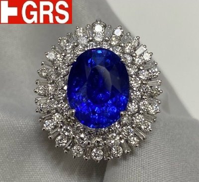 【台北周先生】天然藍寶石 9.19克拉 無燒 頂級皇家藍 錫蘭產 大顆收藏品 美戒 送GRS證書