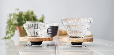 【豐原哈比店面經營】新2016年 HARIO 01 橄欖木玻璃錐形咖啡濾杯 VDG-01-OV