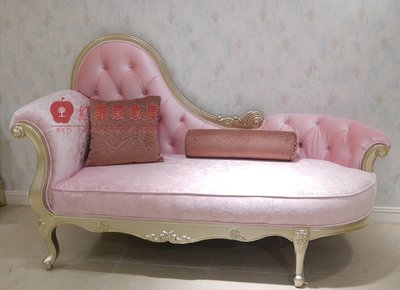[紅蘋果傢俱] 新古典系列 頂級進口 歐式 皇室 貴妃椅 法式躺椅 新古典 沙發椅 邊椅 現貨展示