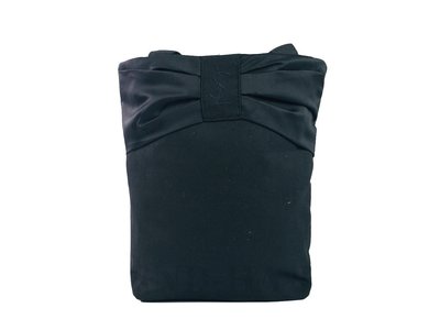 【哈極品】二手品《Saint Laurent YSL 黑色蝴蝶蝶 帆布 購物包/手提包》