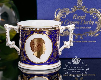 皇冠德貝瓷Royal Crown Derby英國首相 鐵娘子1987年柴契爾夫人限量紀念茶杯咖啡杯
