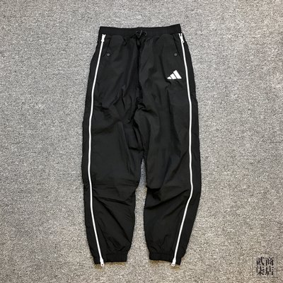 (貳柒商店) adidas Urban Cargo Pants 女款 黑色 風褲 長褲 三線褲 拉鍊 GM1446