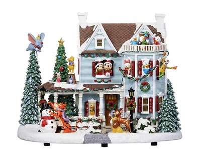 ღ馨點子ღ DISNEY 迪士尼 歡樂聖誕小屋 聖誕裝飾 聲光效果 氣氛裝飾 室內裝飾 #1487750