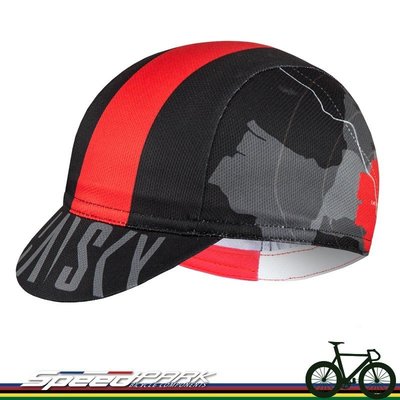 【PD帽饰】【速度公園】BAISKY 黑紅地圖 MAP 吸濕排汗 自行車小帽 小布帽 單一尺寸 彈性網眼布