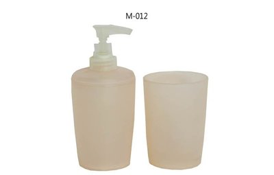 特價 沐浴用品 容器 杯子 淡粉色盥洗杯組(兩個一組) 淋浴 泡澡 M-012