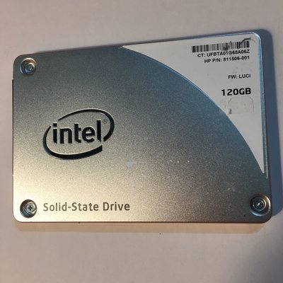 二手intel英特爾SSD 2500Series 120GB SATA固態硬碟，台北可面交