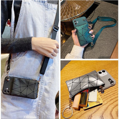 全新 Issey Miyake 袖珍卡錢包手機殼適用於 Iphone 13 Mini 14 Pro Max 14 Plu