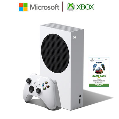 【含稅】Microsoft微軟 Xbox Series S 512GB遊戲主機 加XGPU 3個月*1 同捆組