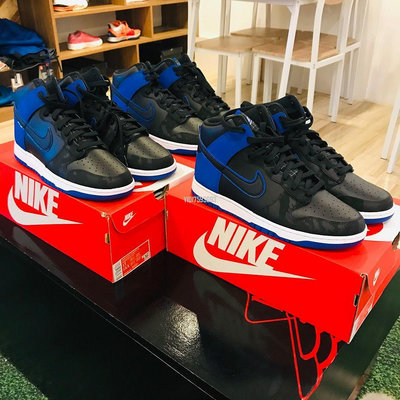 Nike SB Dunk HighBlue Camo 黑藍迷彩 全新減震籃球鞋 DD3359-001 男鞋
