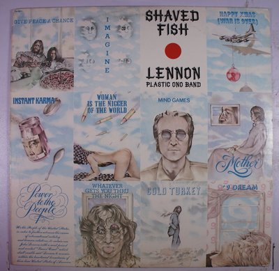 《二手美版黑膠》John Lennon /  Plastic Ono Band – Shaved Fish