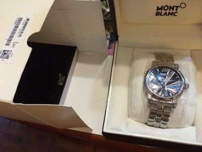 (主管託售) Montblanc 萬寶龍 機械錶, 近全新.