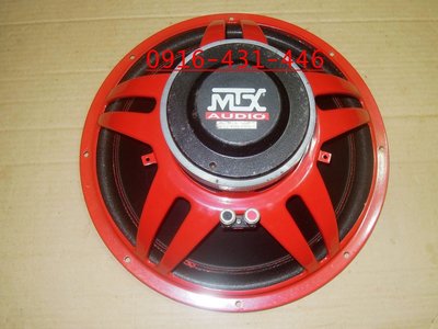 知名品牌 MTX 12吋重低音喇叭 資笙公司貨