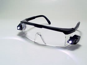 WIN 五金 LED可調式安全眼鏡 工作護目鏡 防塵護目鏡 眼睛防護