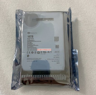 華為 16T SATA 7.2K 3.5寸 企業級硬碟 02312PAN ST16000NM001G