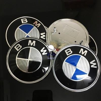 現貨 BMW 卡夢紋路 前標 后標  寶馬 BMW 1系 3系 5系 7系 X1 X3 X5 X6 前後車標 引擎蓋標誌