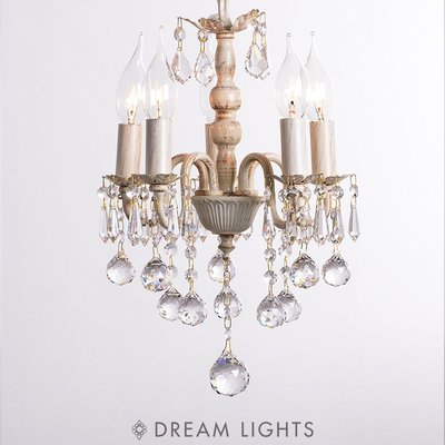【DREAM LIGHTS】復古仿舊美式鄉村風水晶吊燈    Stevia 5023-5