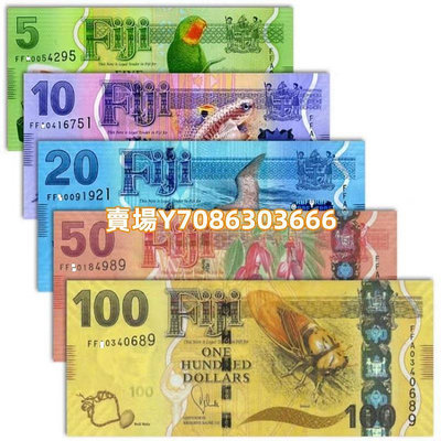 大洋洲-全新UNC 5張/枚(5,10,20,50,100)元 紙幣大全套 動物版 錢幣 紙幣 紀念幣【悠然居】
