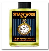 事業順利STEADY WORK魔法油(MOJO) 工作穩定的能量也有助於面試工作時的能量【藥魂】