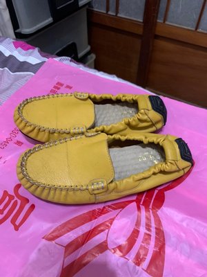 「 二手鞋 」 Jye Chiang 娃娃鞋 37號 ( 黃 ) 4