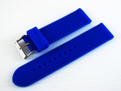 賽車疾速風格22mm矽膠錶帶不鏽鋼製錶扣,藍色縫線,雙錶圈,diesel nixon ck iwc seiko poli