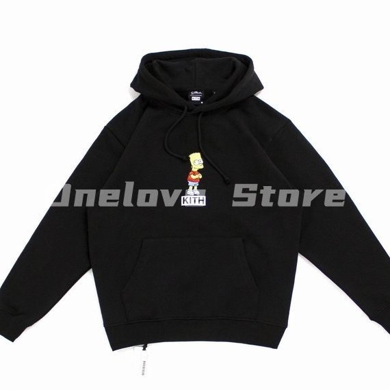 官製 KITH The Simpsons Box Logo Hoodie Bart - トップス