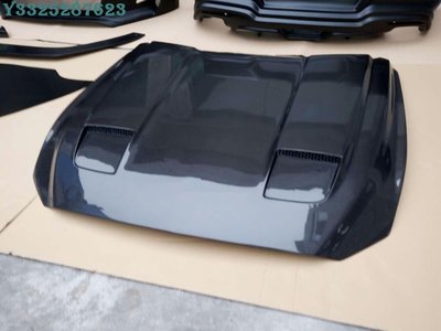 適用  福特野馬Mustang改裝專用碳纖維透明引擎蓋裝飾引擎蓋GT350機 Supar.Car /請議價