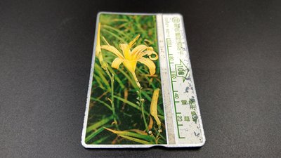 電信總局通話卡 中華電信 光學卡 磁卡 電話卡 公共電話卡 C0021 藥用植物 萱草