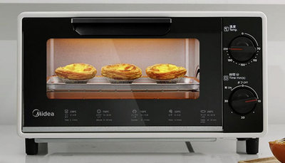 MIDEA 美的 8L多功能溫控小烤箱(MD-PT08UX-WH)
