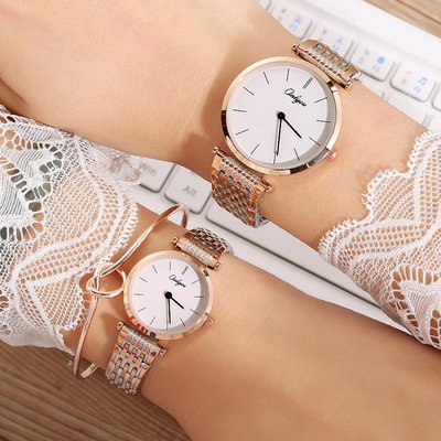 熱銷 奧利尼品牌時尚情侶手錶腕錶薄款簡約防水男款石英女錶防水鋼帶對錶潮780 WG047