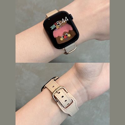 森尼3C-小蠻腰時尚皮革錶帶 Apple Watch 蘋果手錶錶帶 iwatch S7/SE/6/5/4/3/s8/ultra-品質保證