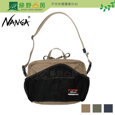 《綠野山房》Nanga × Tempra Aurora Tex 3.2L 防水透氣款 肩背包 斜背包 側背包 聯名 32411