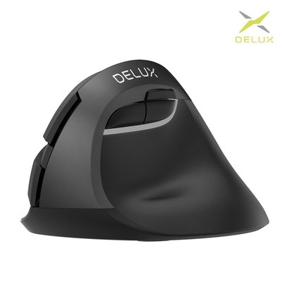 DeLUX M618mini 雙模垂直靜音光學滑鼠(電池版)【愛瘋潮】