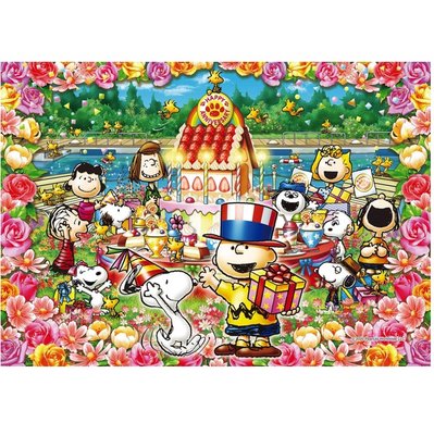 Snoopy 史努比 週年紀念 (Epoch, 108片, 03-063, 日本進口拼圖, 絕版拼圖)