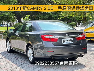 自售2013年CAMRY 2.0L七代冠美麗認證車一手車原廠保養 ALTIS