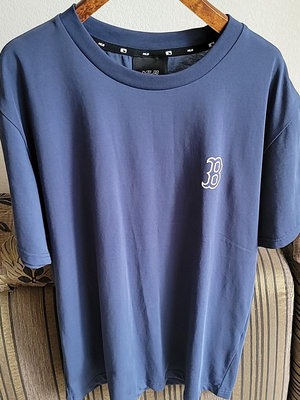 MLB x disney 米奇印花T恤 藏青色，176cm，