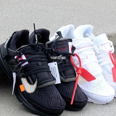 Off White x Nike Air Presto 純黑百搭魚骨鞋慢跑鞋AA3830-002 | Yahoo