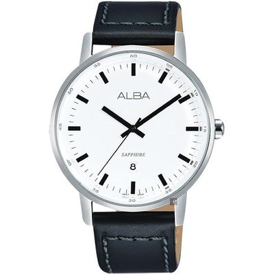 ALBA雅柏 PRESTIGE系列手錶(AG8H37X1)-白/39mm VJ32-X272Z
