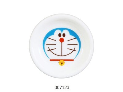 asdfkitty*日本製 金正陶器 哆啦A夢大臉版陶瓷醬油碟/醬料碟/茶包盤/湯匙架