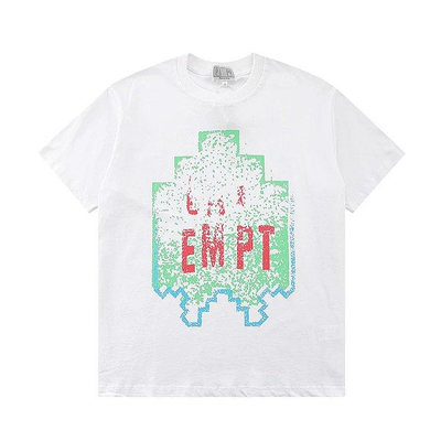 CAVEMPT 日系潮牌 CE 冰塊 融化 綠色 迷宮 圖案 男女情侶短袖T恤