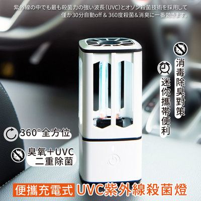 【家適帝】便攜充電式UVC紫外線殺菌燈