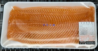 美兒小舖COSTCO好市多代購～挪威養殖 空運冷藏新鮮鮭魚排(約1.2kg多/盒)建議料理方式: 乾煎.蒸煮