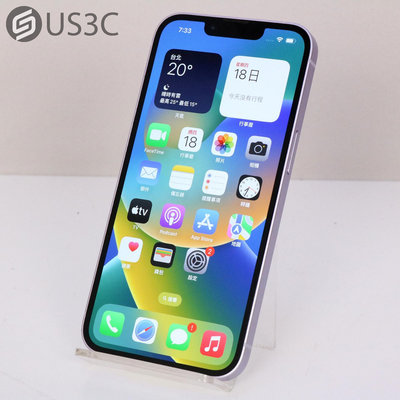 【US3C-小南門店】台灣公司貨 Apple iPhone 14 128G 紫色 6.1吋 OLED 顯示器 車禍偵測 蘋果手機 延長保固6個月