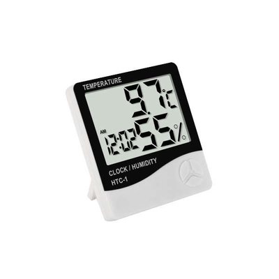 【贈品禮品】A5248 大螢幕電子濕溫度計/濕度計電子鐘時鐘三用/室溫測量儀溫度表/贈品禮品