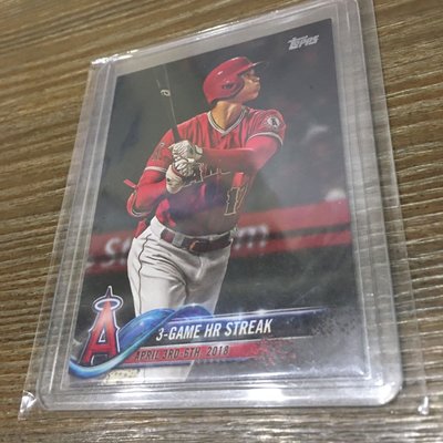 MLB】2018 TOPPS 洛杉磯天使Shohei Ohtani 大谷翔平RC 新人年特殊記錄