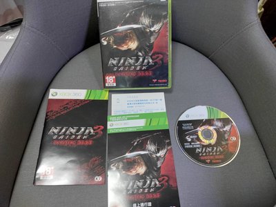 收藏絕版經典遊戲 xbox360 忍者外傳3 利刃邊緣中文版NINJA GAIDEN3 RAZOR’S EDGE中英日版