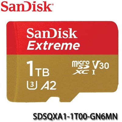 【MR3C】含稅公司貨 SanDisk 1TB Extreme Micro SD SDXC 190MB/s 記憶卡