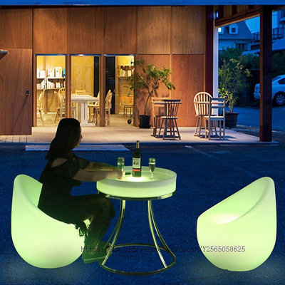 LED酒吧發光桌椅散臺 創意KTV發光茶幾 夜店包廂卡座酒吧臺咖啡廳