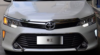 【車王汽車精品百貨】豐田 Toyota Camry 7.5代 日行燈 晝行燈 進風口改裝 帶轉向 雙色款