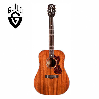 【硬地搖滾】Guild D-120 Natural 原木色 桃花心木 全單板 木吉他【硬地搖滾】